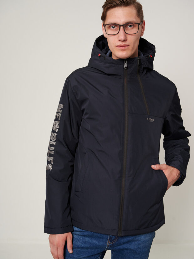 icebear mwc21661i m460 Темно синий Куртка мужская демисезонная