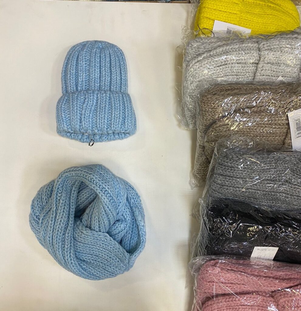 теплые  розовая комплект женскяя (снуд и шапка) #; 1