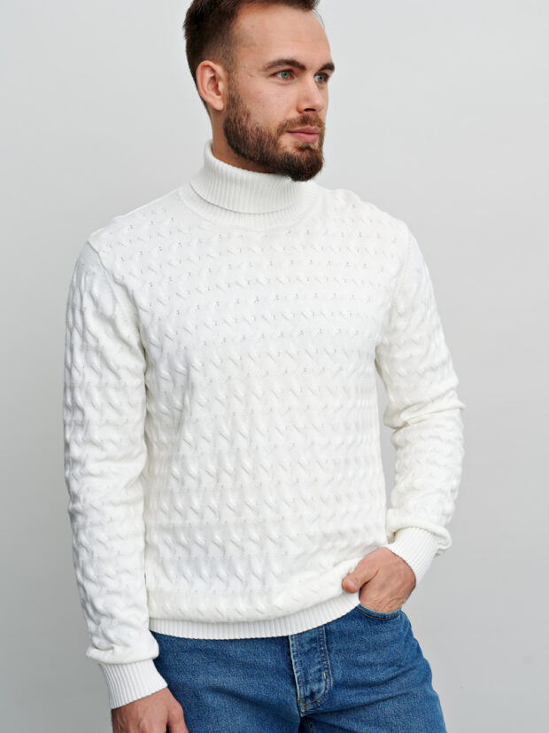 primm p321 151646 white Белый Свитер мужской