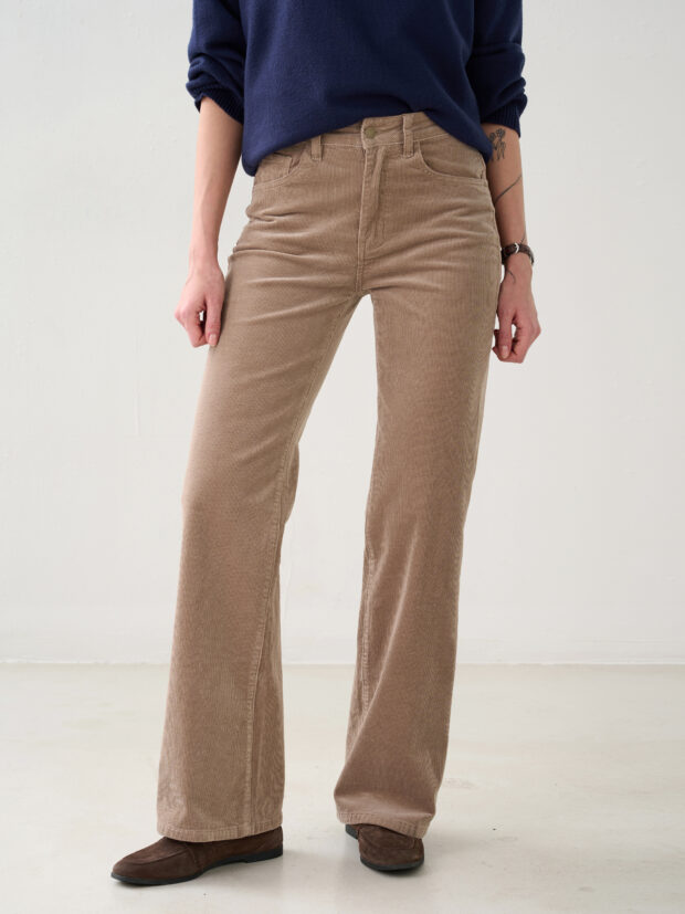 bochetti cgu 2164n 2781 53 Серо бежевый Брюки женские вельвет