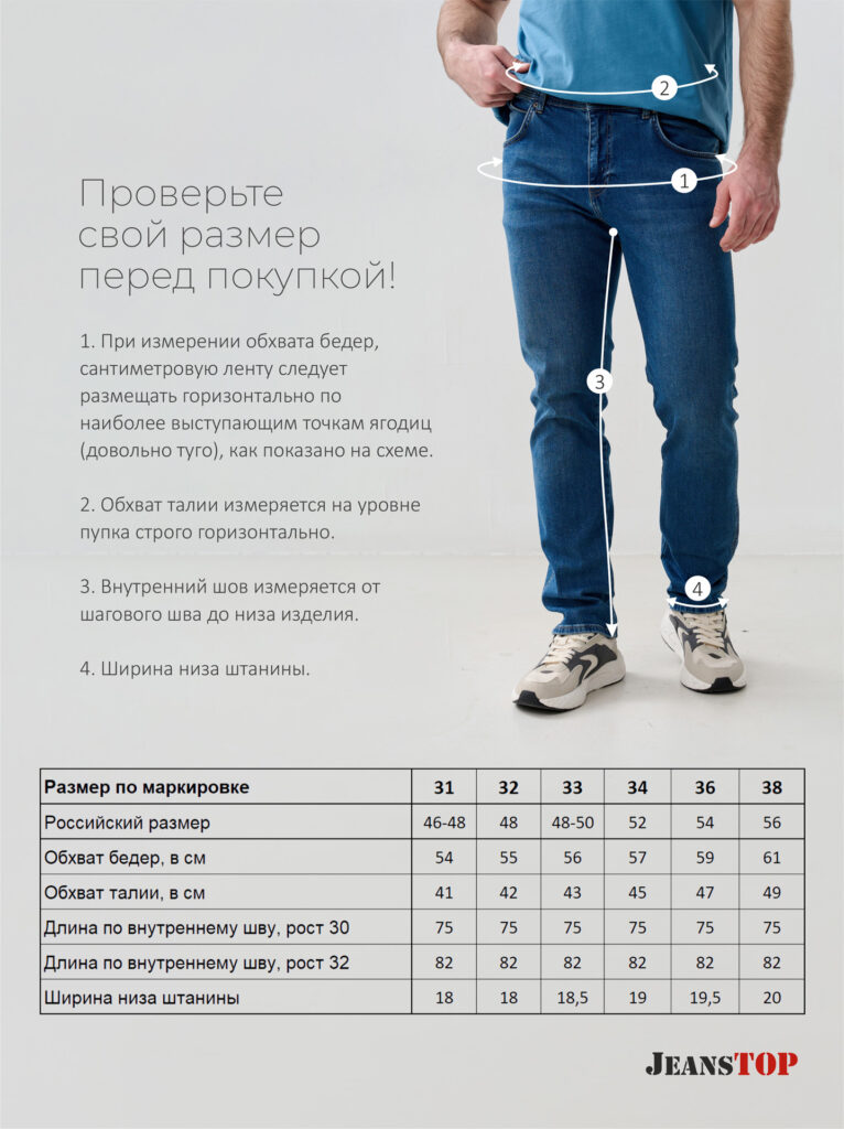 джинсы мужские синие 8