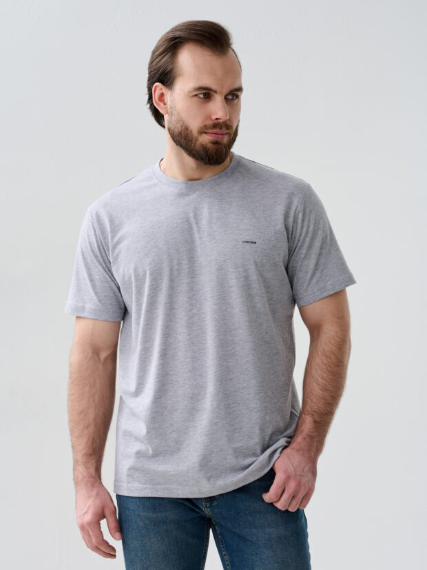 vigoss 3124 03370 v0225 Серый Футболка мужская