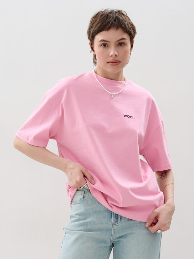 twister bts 1068 pink Розовый Футболка женская