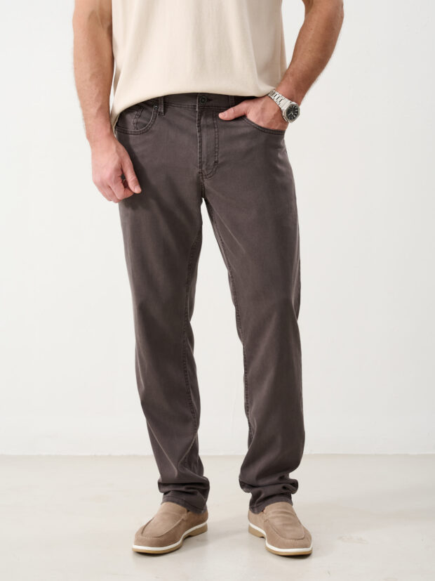 tello 6718c gn75/609 Темно коричневый Джинсы мужские