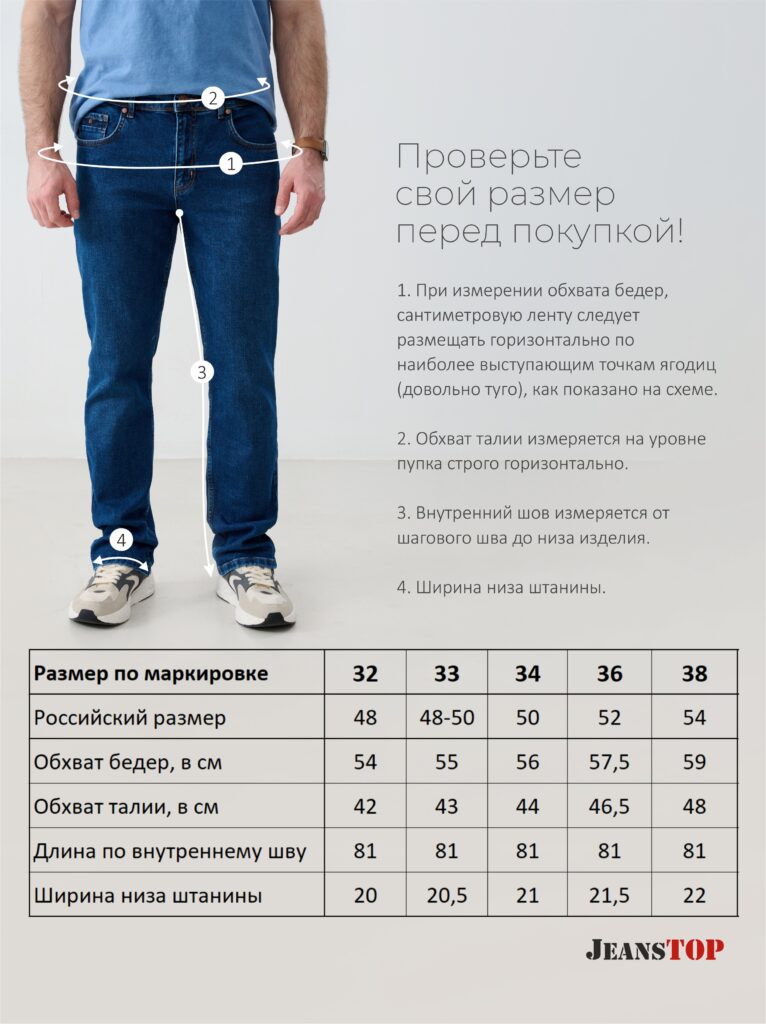 джинсы мужские синие 8