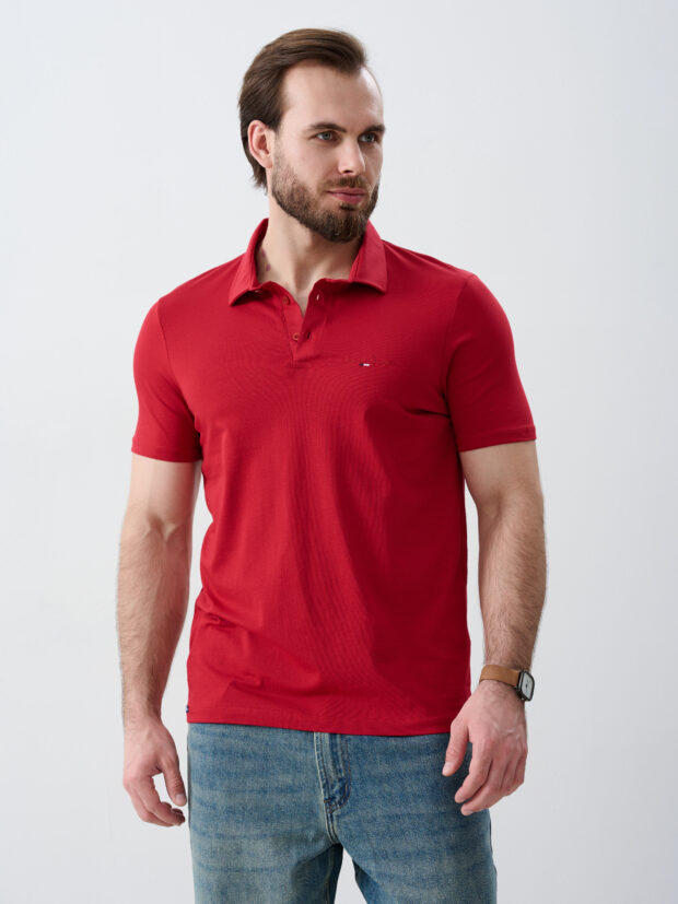 bagarda 2115 claret red Красный Футболка поло мужская
