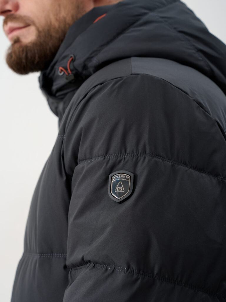 куртка мужская утепленная темно-синяя 7